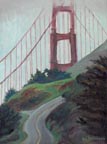 Golden Gate Tower in Fog Linda Sorensen Thumbnail