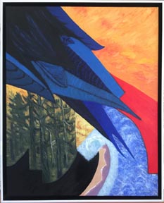 Linda Sorensen Blue Bird with Frame