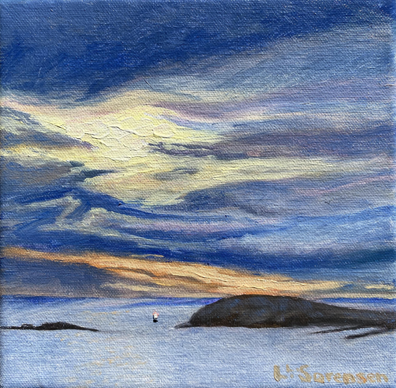 Linda Sorensen, Crab Boat Sunset