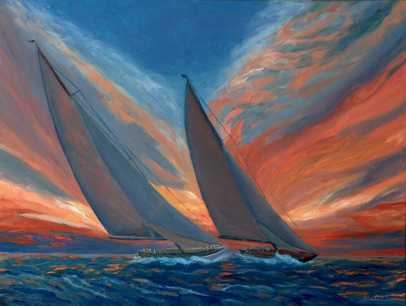 Linda Sorensen Sunset and Sails