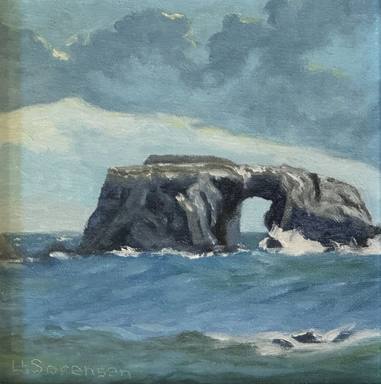 Linda Sorensen, Arched Rock Cloudscape, June 2026