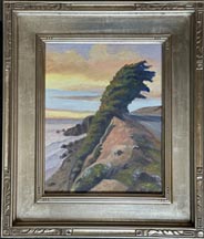 Linda Sorensen, Cypress in Golden Light