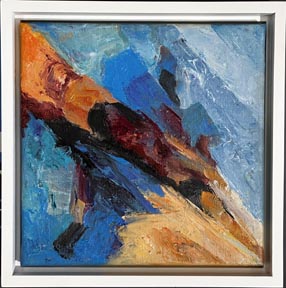 Linda Sorensen, Emberging with white floater frame