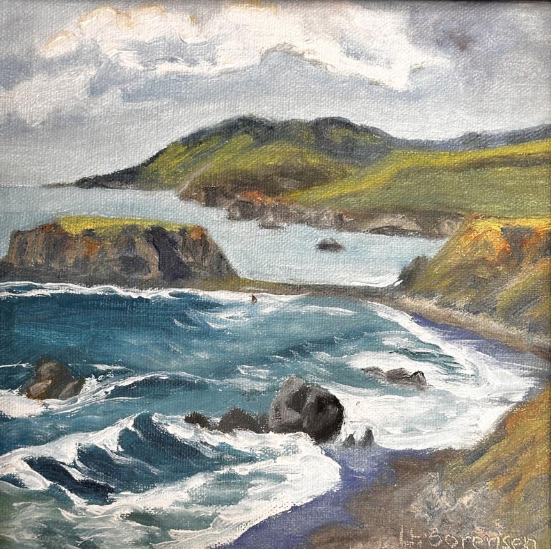 Linda Sorensen, From Above Blind Beach