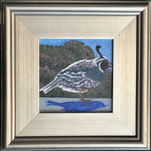 Linda Sorensen Quail on a Rail