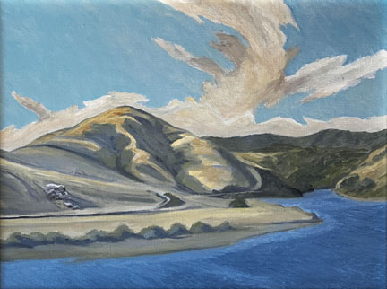 Linda Sorensen, Russian River at Highway One Bridge