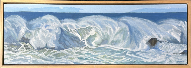 Linda Sorensen, Spindrift, Ducans Landing 12 x 36