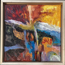 Linda Sorensen, Tale, 12 x 12 abstract